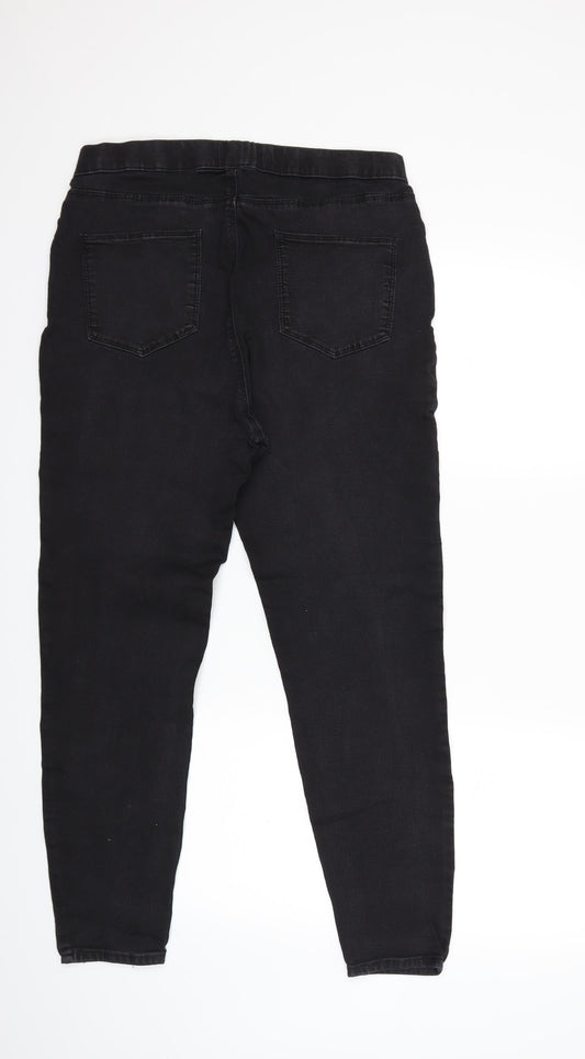 365 Denim Womens Black  Denim Skinny Jeans Size 16 L29 in