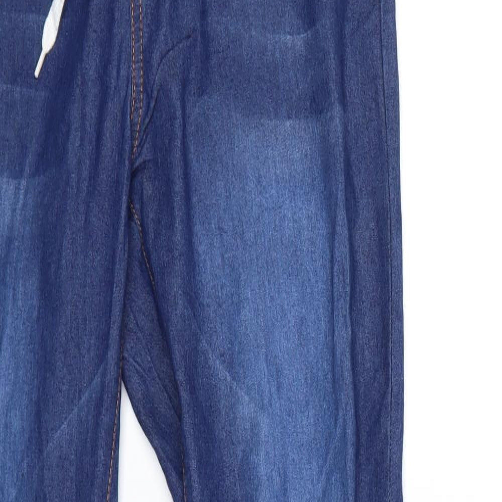 Mens UK Size 28 in Preworn Regular Fit Tapered Blue Jeans