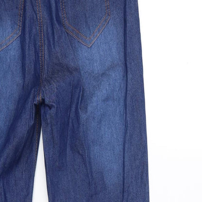 Mens UK Size 28 in Preworn Regular Fit Tapered Blue Jeans