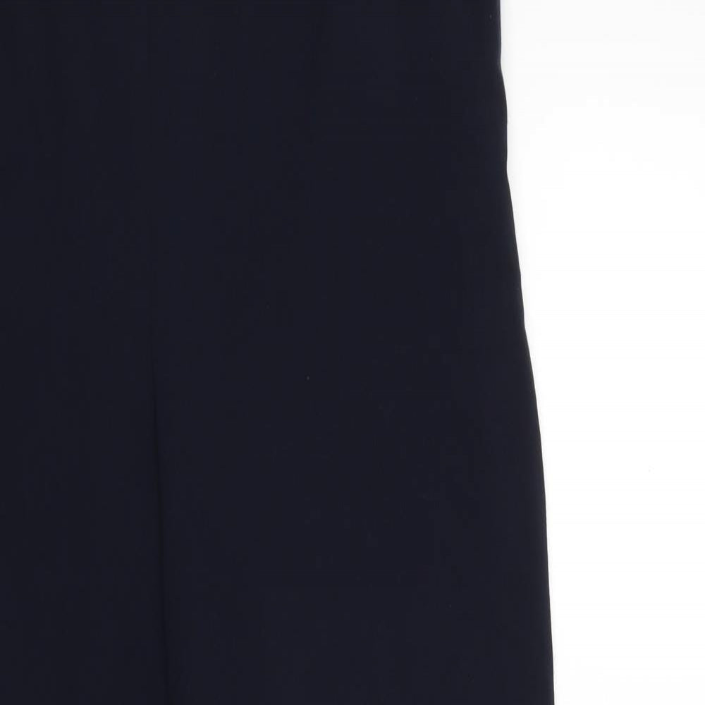 Womens UK Size 12 Marks and Spencer Regular Fit  Blue Trousers