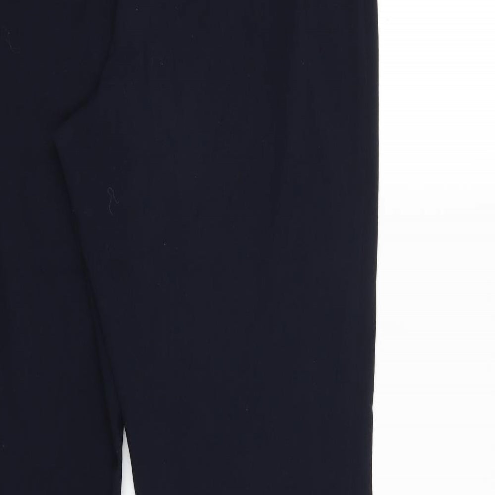 Womens UK Size 12 Marks and Spencer Regular Fit  Blue Trousers