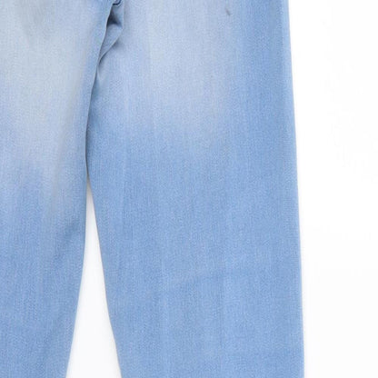 Denim & Co. Womens Blue  Denim Skinny Jeans Size 10 L32 in