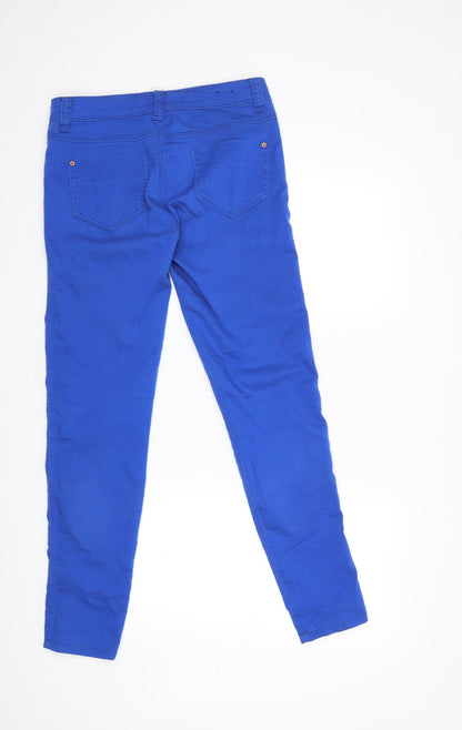 Womens UK Size 10 YesYes Regular Fit Skinny Blue Jeans