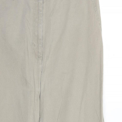 Papaya Womens Grey   Trousers  Size 14 L23 in