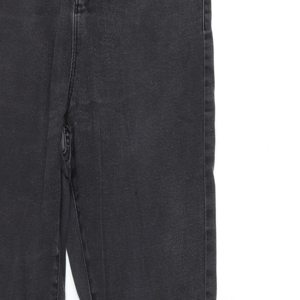 Denim & Co. Womens Grey  Denim Skinny Jeans Size 12 L26 in