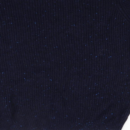 Buton Mens Blue  Knit Pullover Jumper Size XL