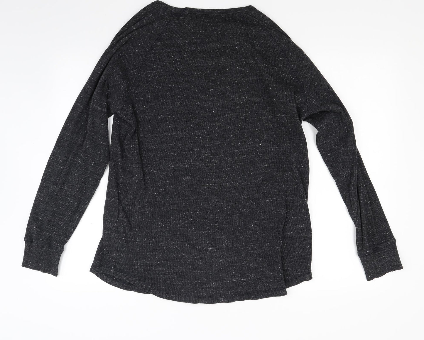 Loom Womens Grey  Knit Pullover Jumper Size M
