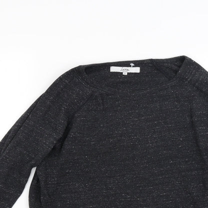 Loom Womens Grey  Knit Pullover Jumper Size M