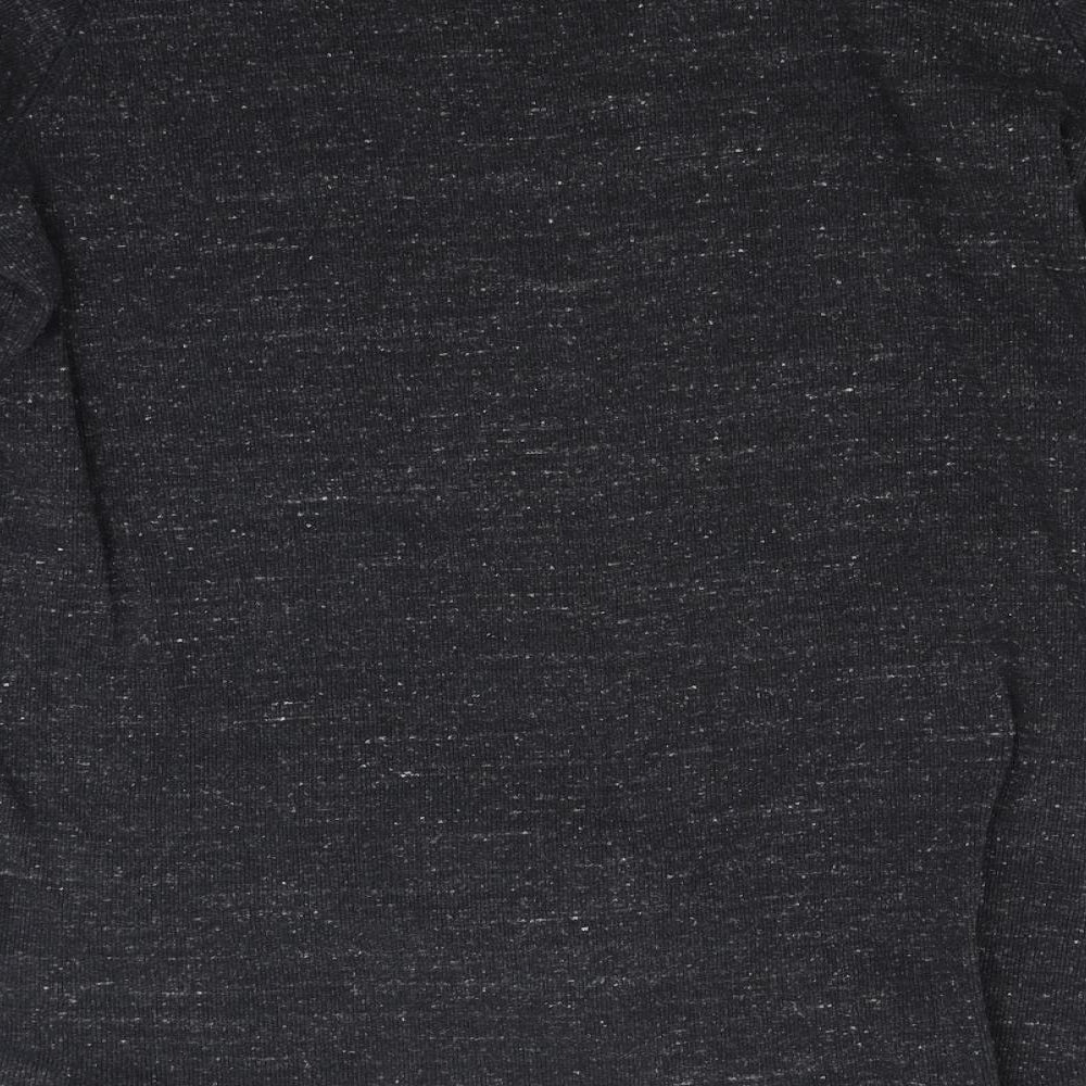 Loom Womens Grey  Knit Pullover Jumper Size M
