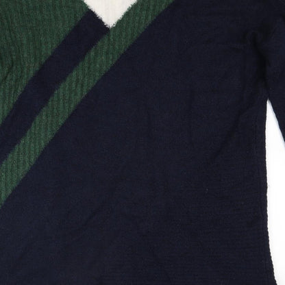 TU Womens Blue  Knit Pullover Jumper Size 14