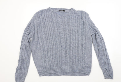 Ceader wood state Mens Blue  Knit Pullover Jumper Size M