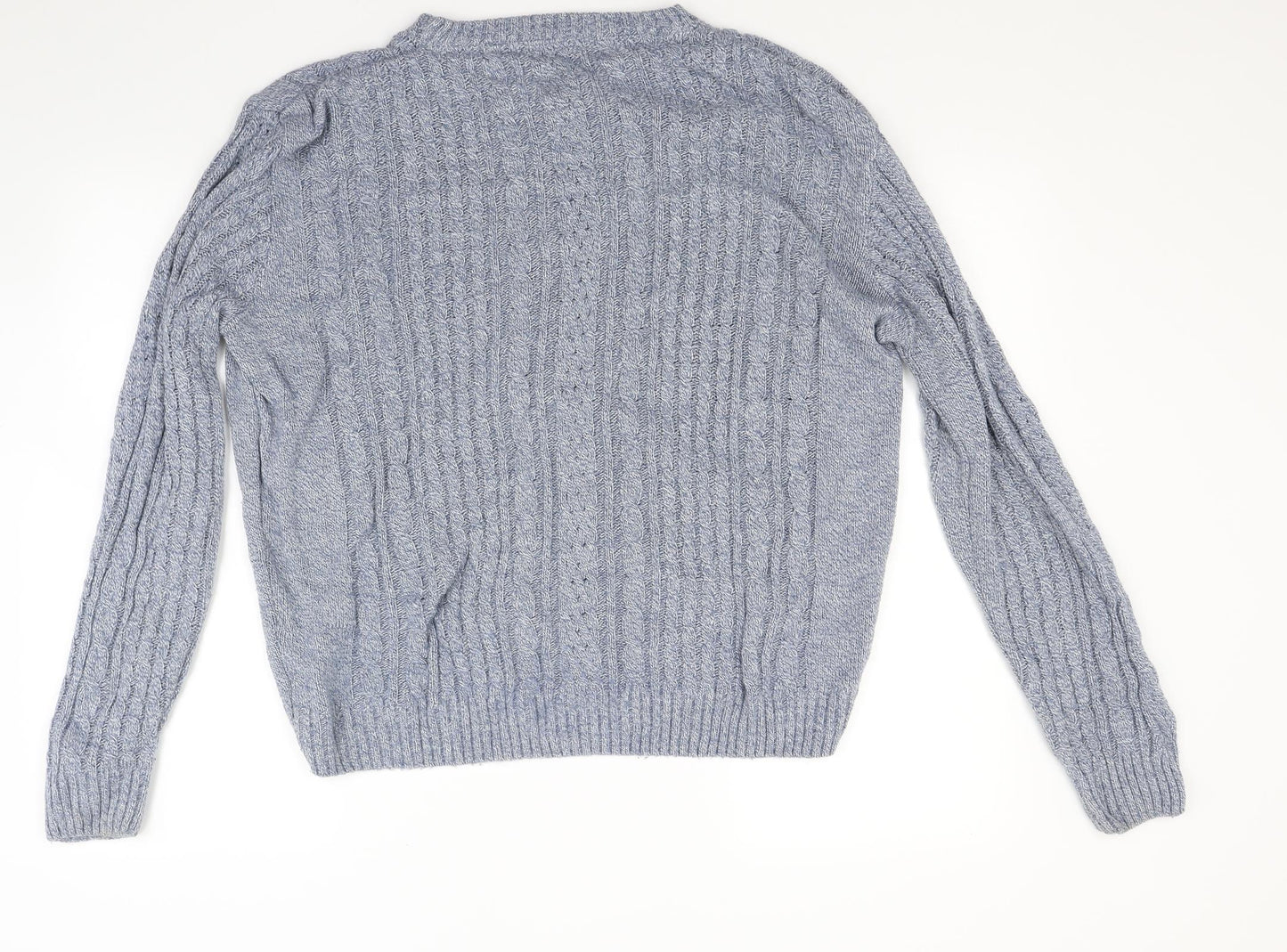 Ceader wood state Mens Blue  Knit Pullover Jumper Size M