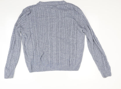 Ceader wood state Mens Blue  Knit Pullover Jumper Size M