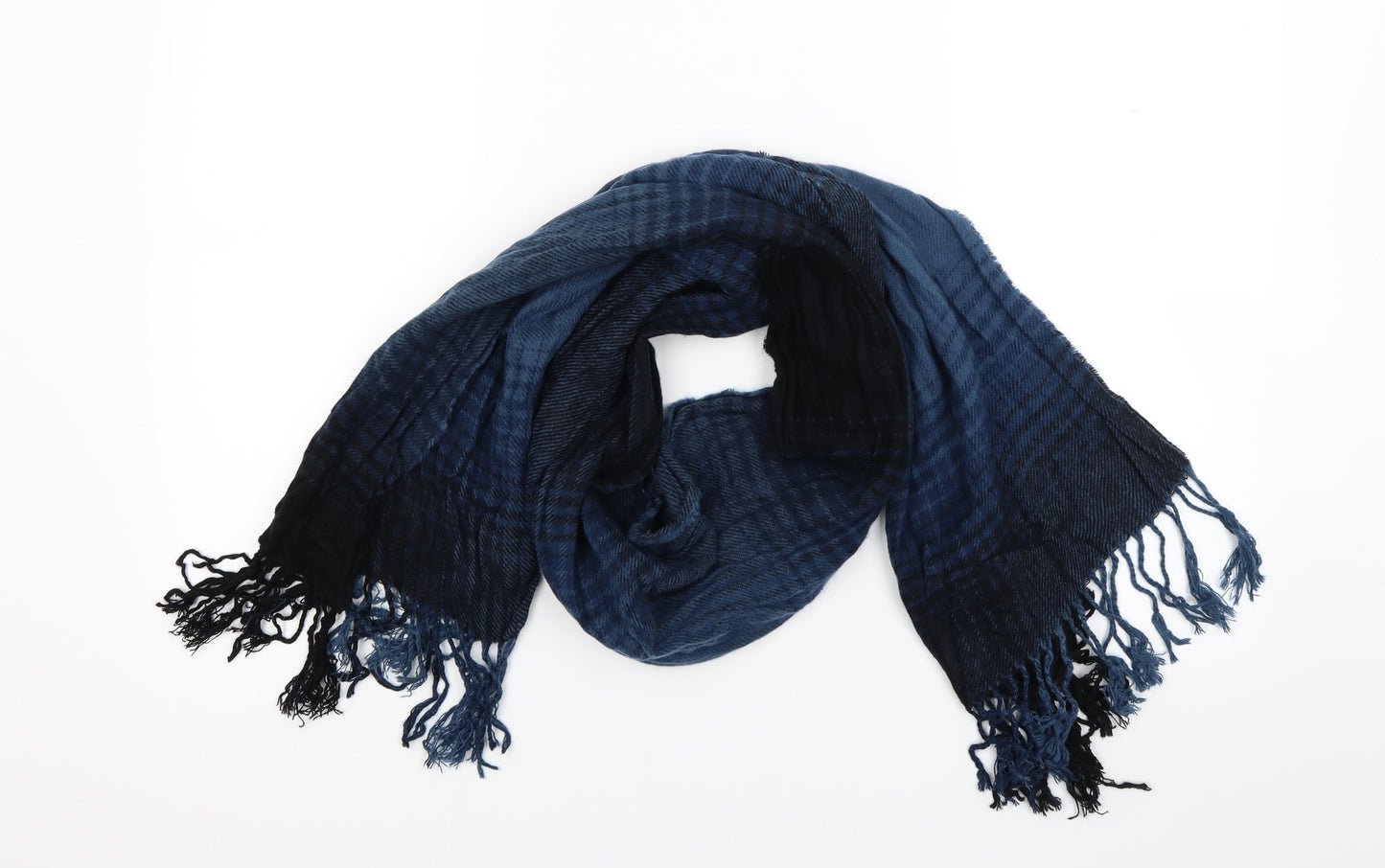 Preworn Unisex Blue Camouflage   Scarf