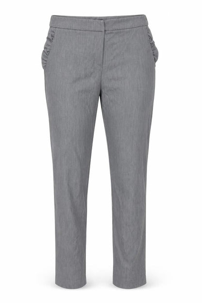 Womens UK Size 10 Hilary Radley Regular Fit  Grey Trousers