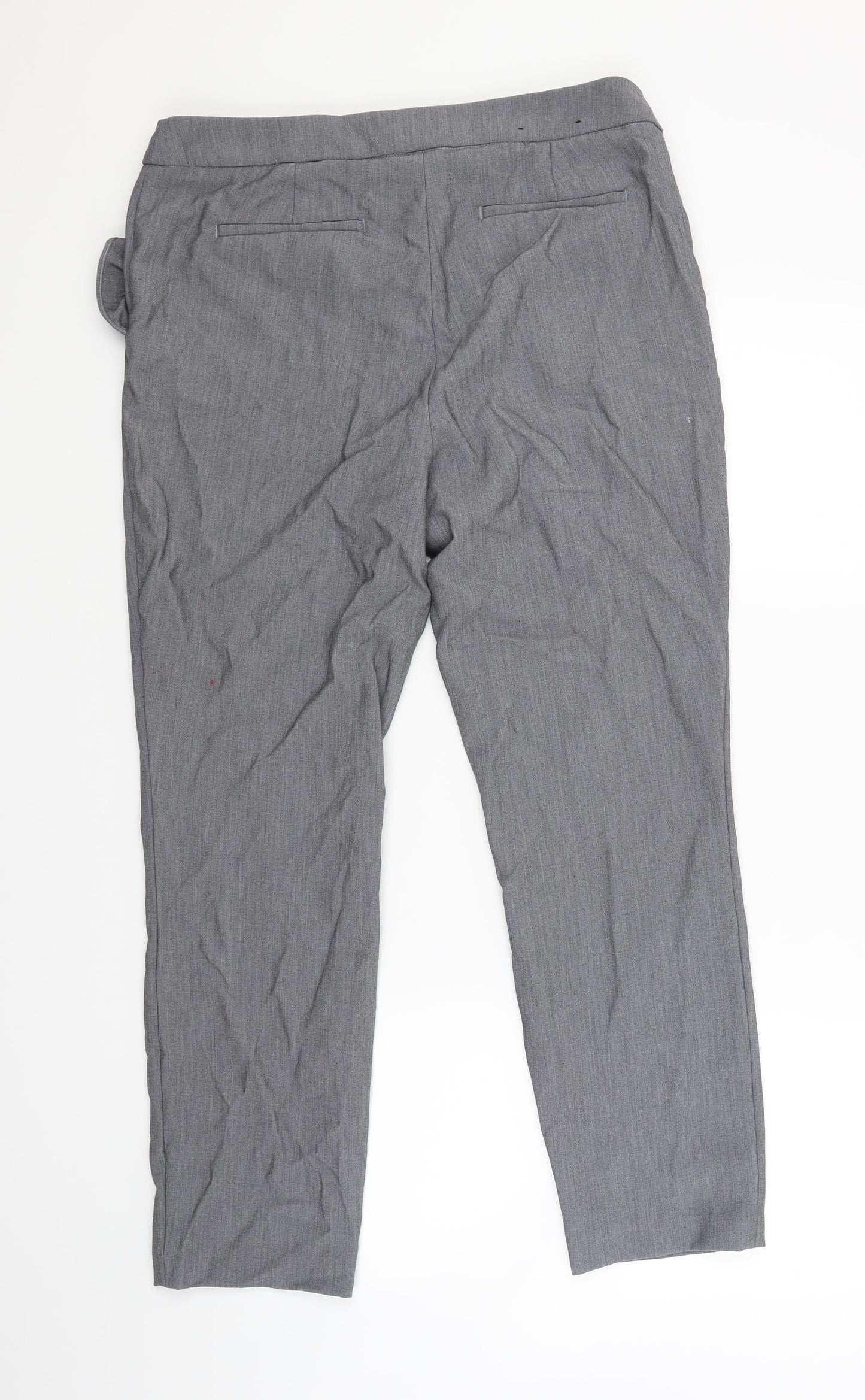 Womens UK Size 10 Hilary Radley Regular Fit  Grey Trousers