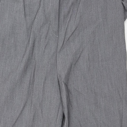 Womens UK Size 10 Hilary Radley Regular Fit  Grey Trousers