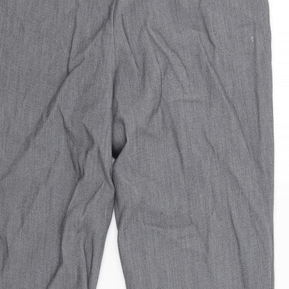 Womens UK Size 10 Hilary Radley Regular Fit  Grey Trousers