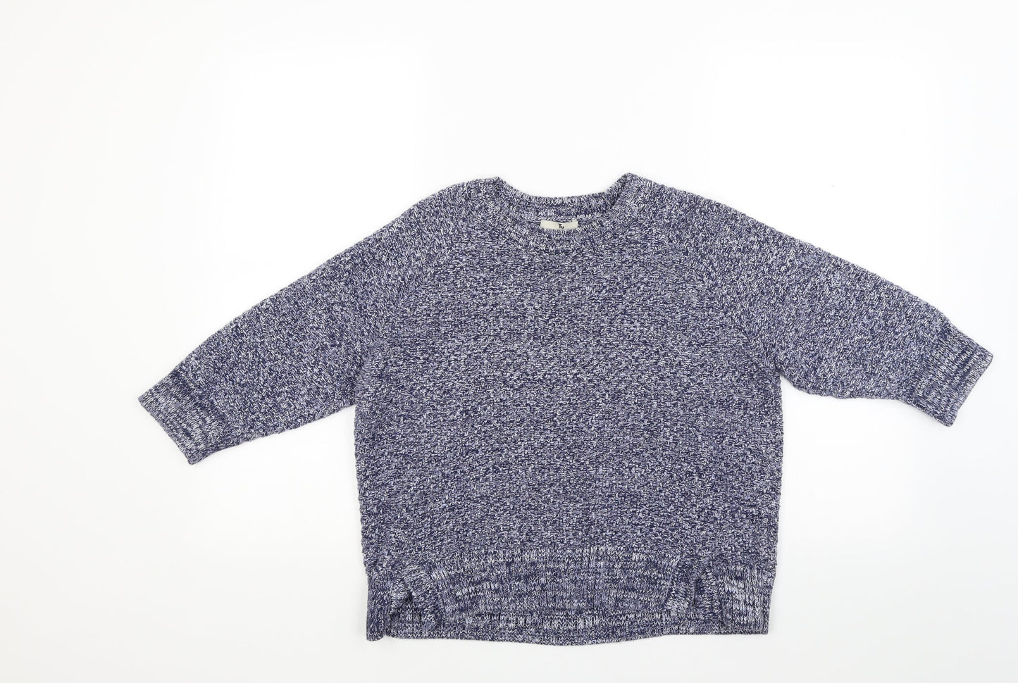 TU Womens Blue  Knit Pullover Jumper Size 14