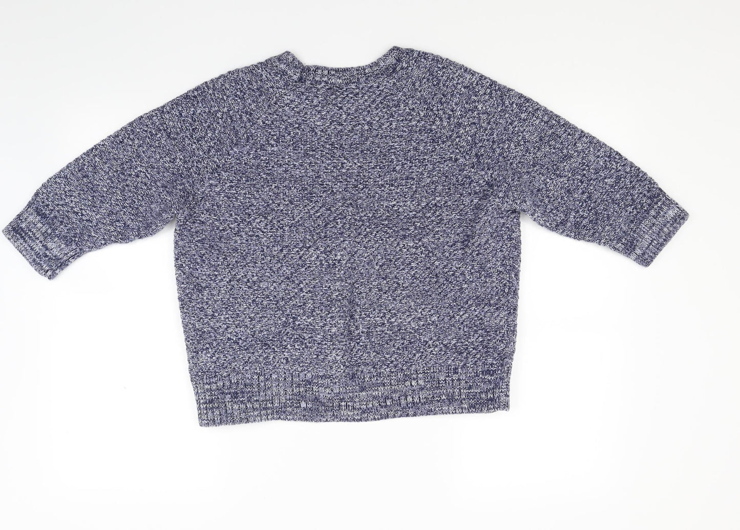TU Womens Blue  Knit Pullover Jumper Size 14