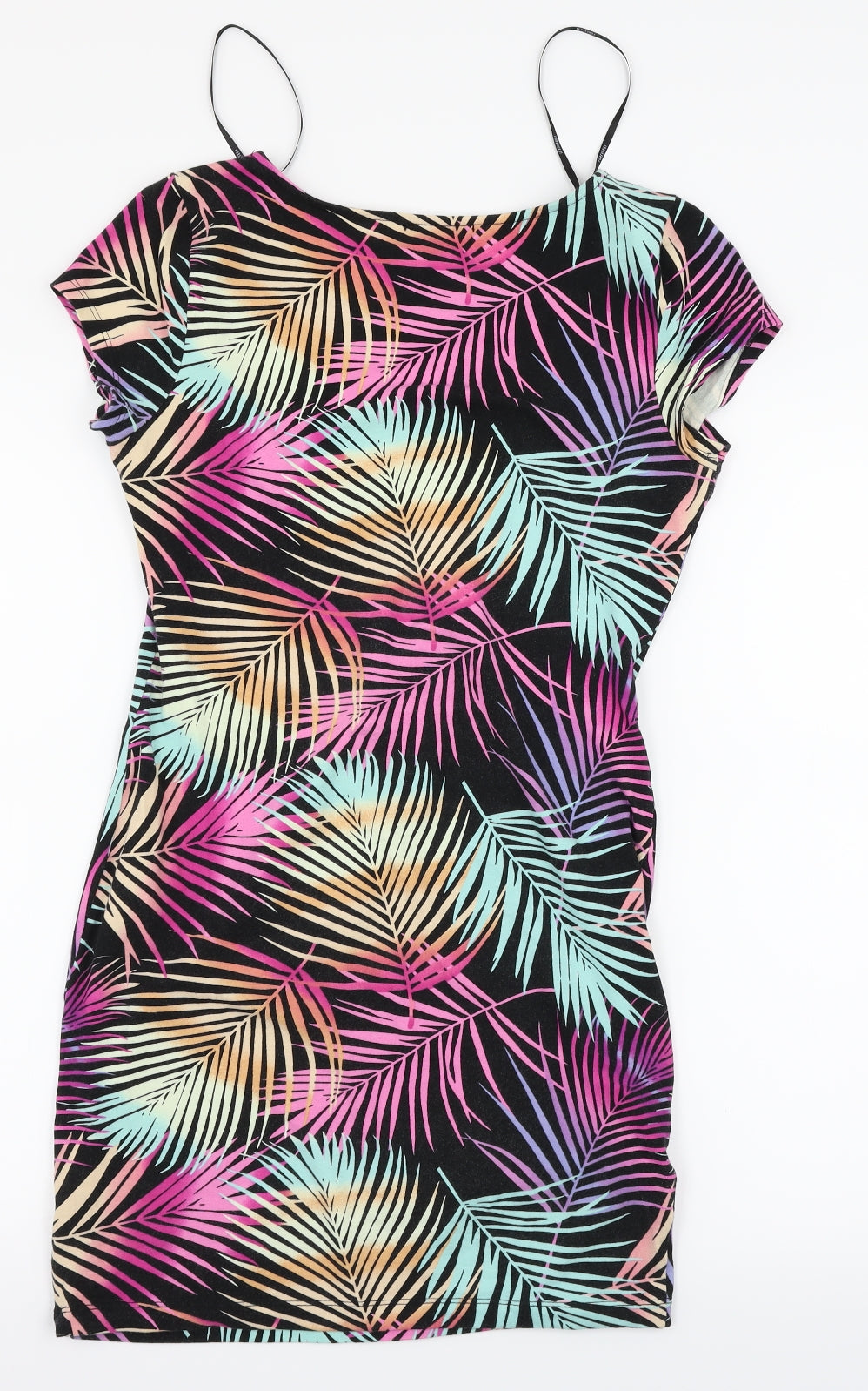 FOREVER 21 Womens Multicoloured Floral  Basic T-Shirt Size L