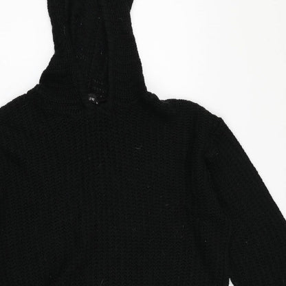 PRETTYLITTLETHING Womens Black   Pullover Hoodie Size M