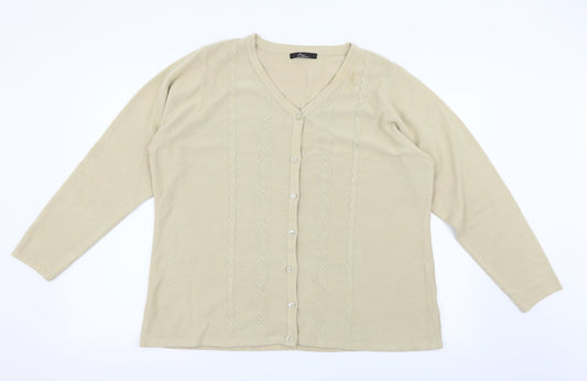 BM Womens Beige   Pullover Jumper Size L