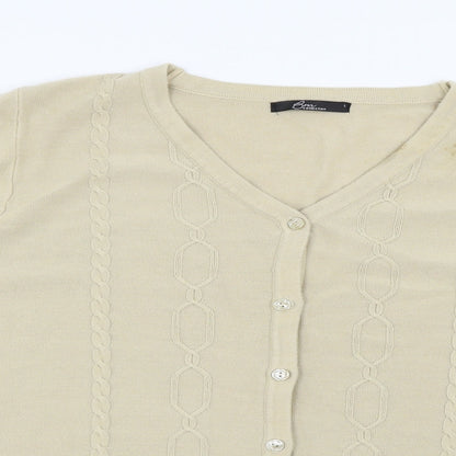 BM Womens Beige   Pullover Jumper Size L