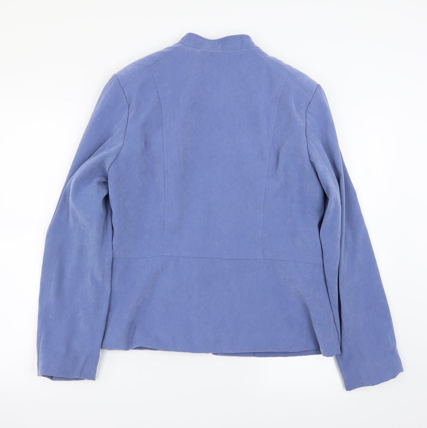 Womens UK Size 12 EWM Blue Bomber Jacket