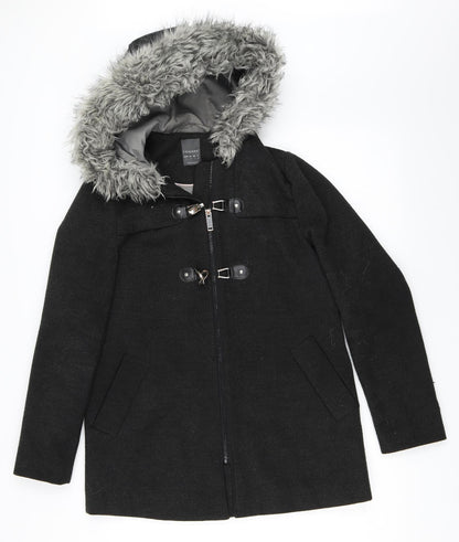 Primark Womens Grey   Overcoat Coat Size 8