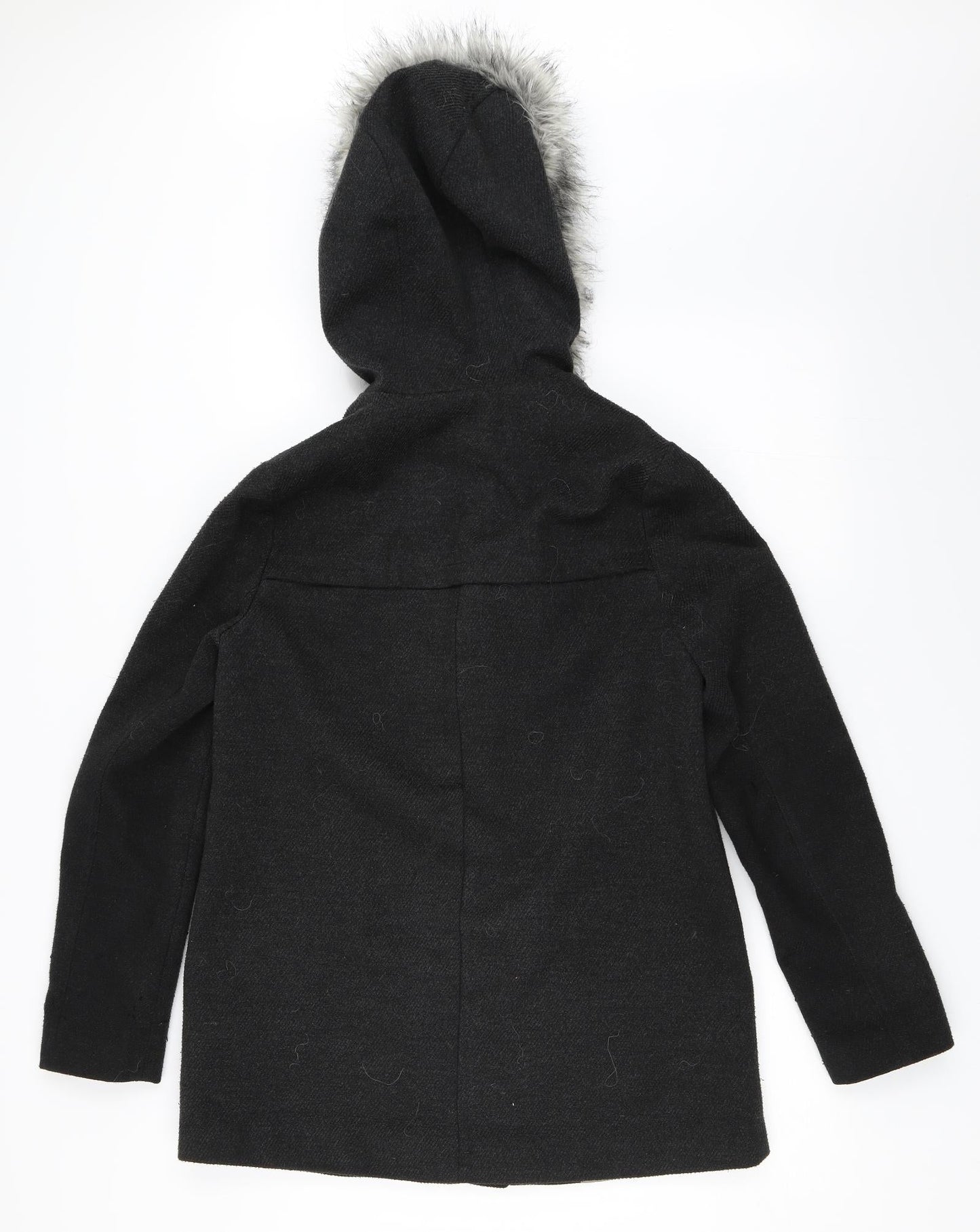 Primark Womens Grey   Overcoat Coat Size 8