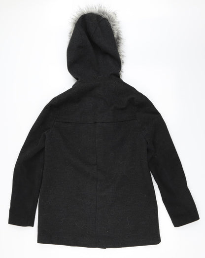 Primark Womens Grey   Overcoat Coat Size 8