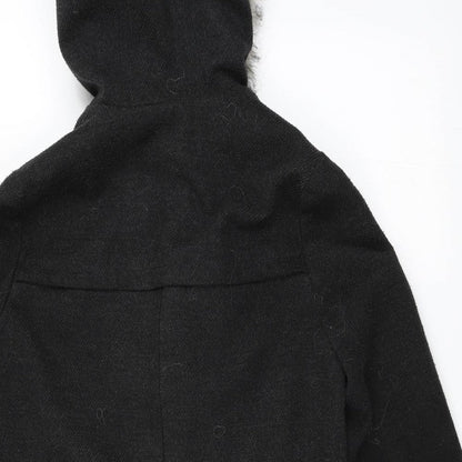 Primark Womens Grey   Overcoat Coat Size 8