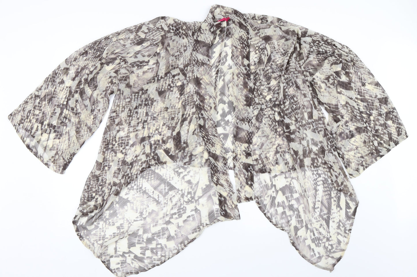 Boohoo Womens Beige   Cardigan Jumper Size 14