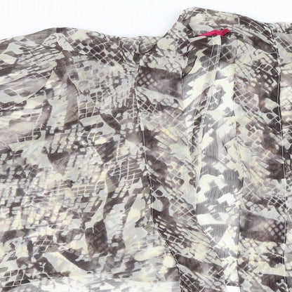 Boohoo Womens Beige   Cardigan Jumper Size 14