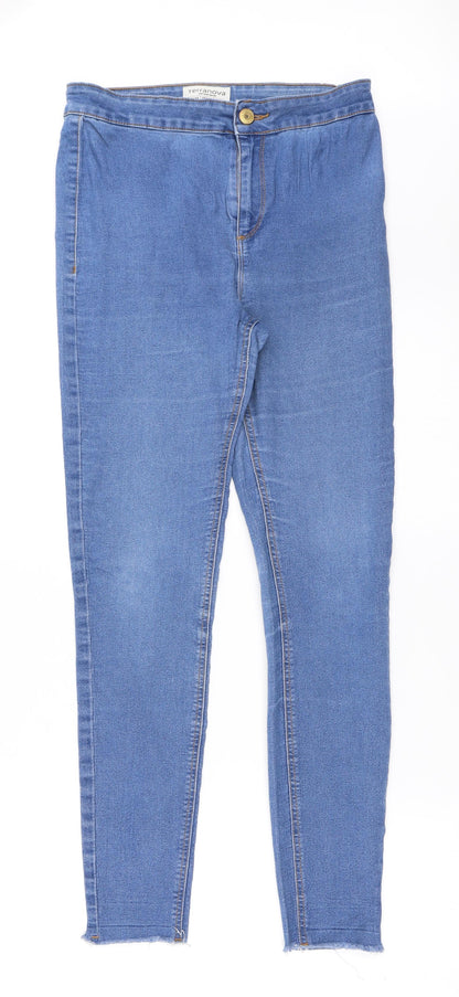 Womens UK Size 40 Terranova Regular Fit Skinny Blue Jeans