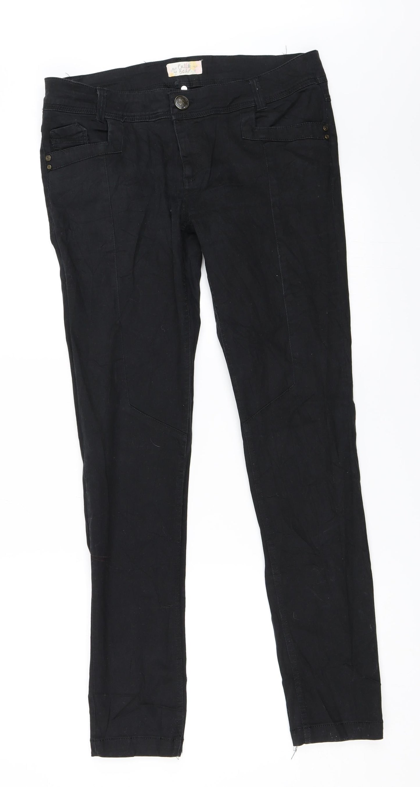 Pull&Bear Womens Black   Skinny Jeans Size 42 L30 in