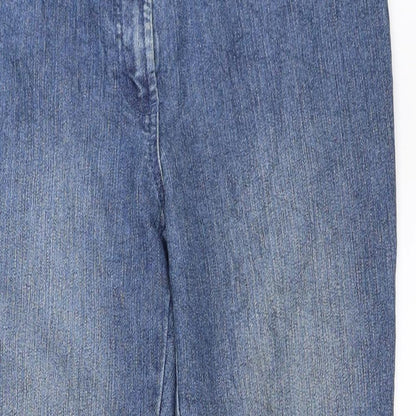 Vianni Womens Blue  Denim Straight Jeans Size 40 L27 in