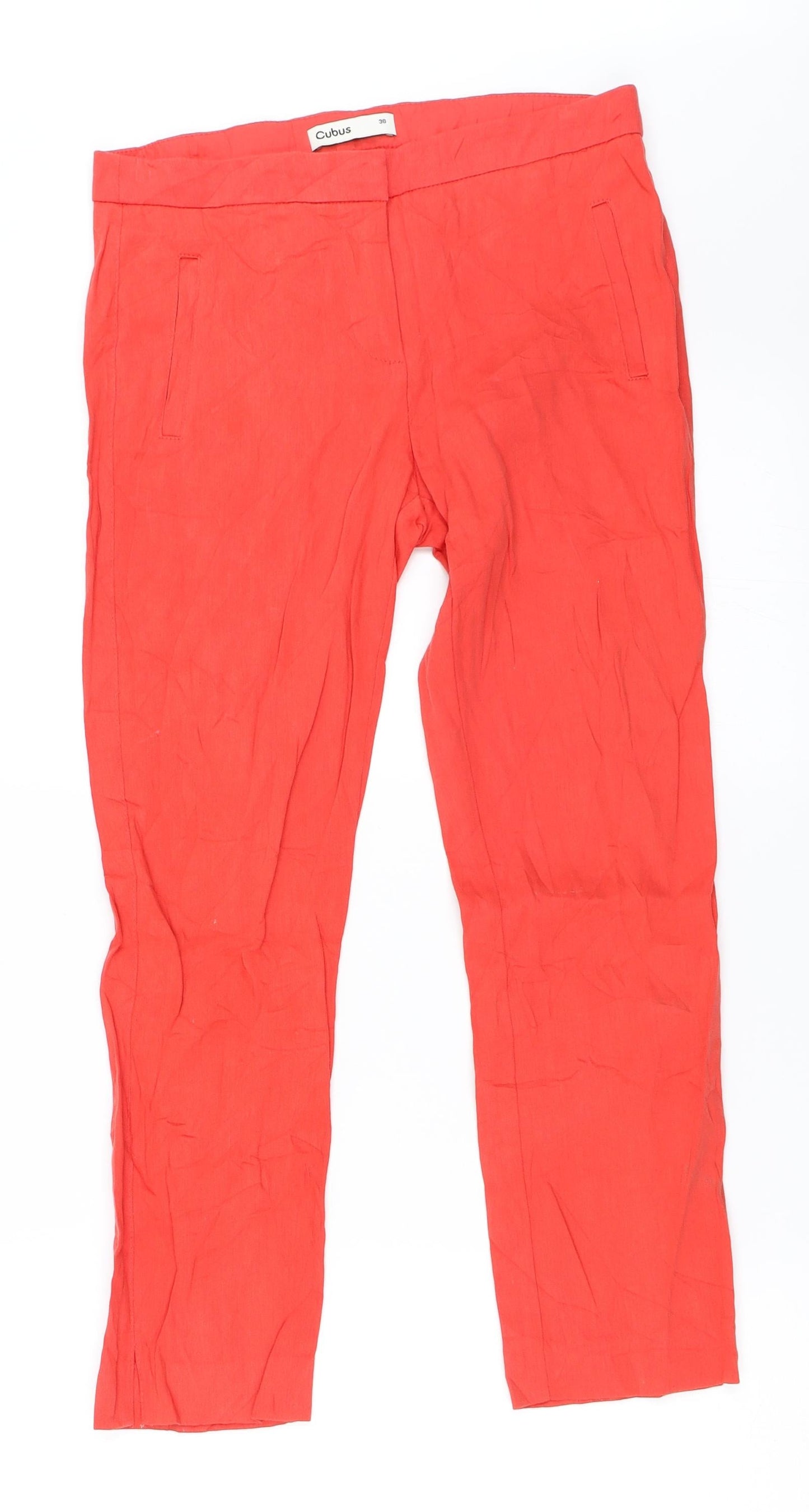 Cubus Womens Red   Trousers  Size 36 L24 in