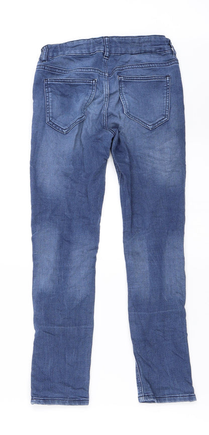 Lindex Girls Blue  Denim Skinny Jeans Size 9 Years