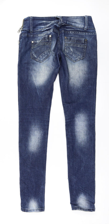 CINC Womens Blue  Denim Skinny Jeans Size 28 in L32 in