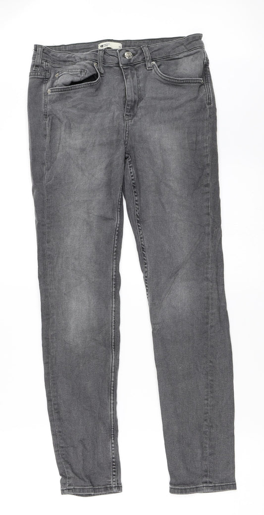 Perfect Jeans Womens Grey  Denim Skinny Jeans Size 40 L28 in