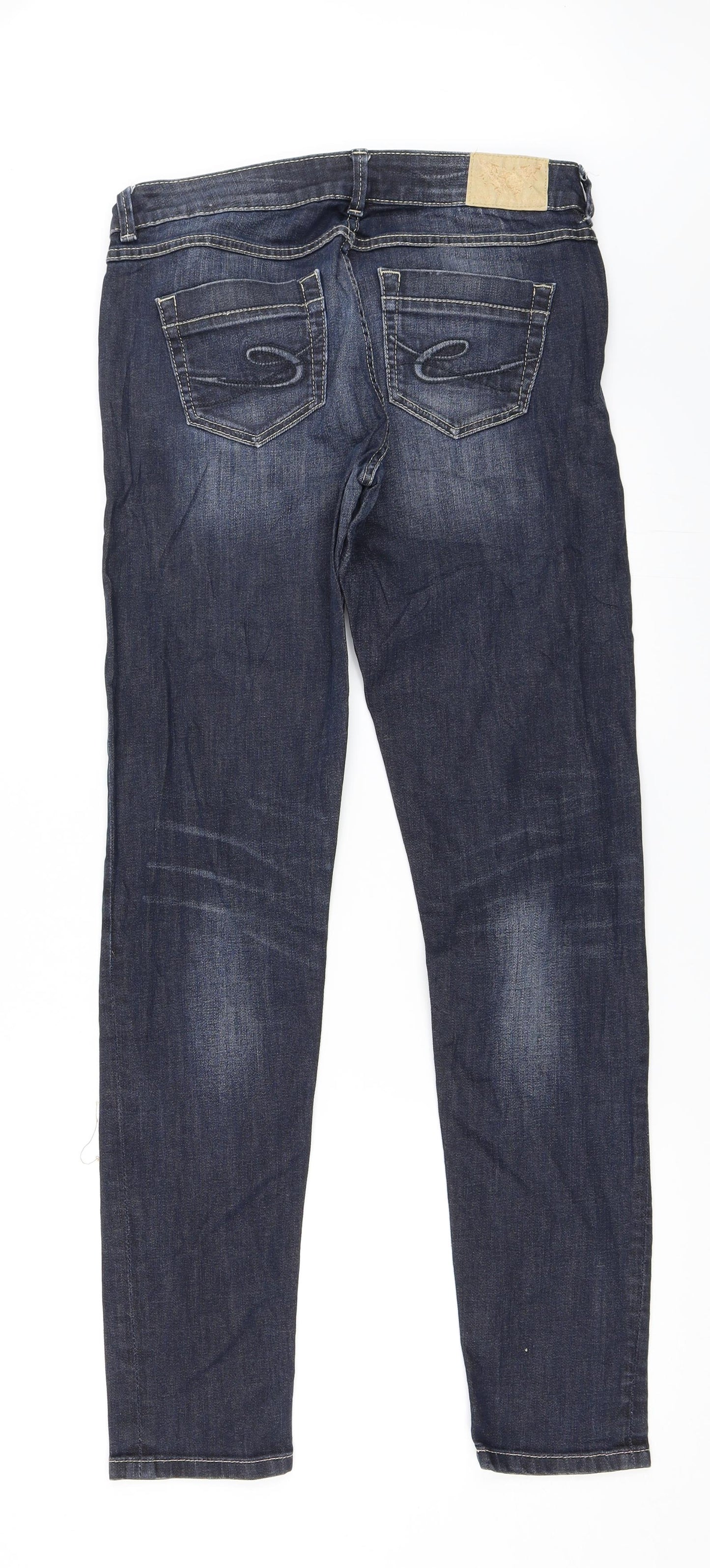 Skin Womens Blue  Denim Straight Jeans Size 32 in L32 in
