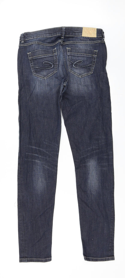 Skin Womens Blue  Denim Straight Jeans Size 32 in L32 in