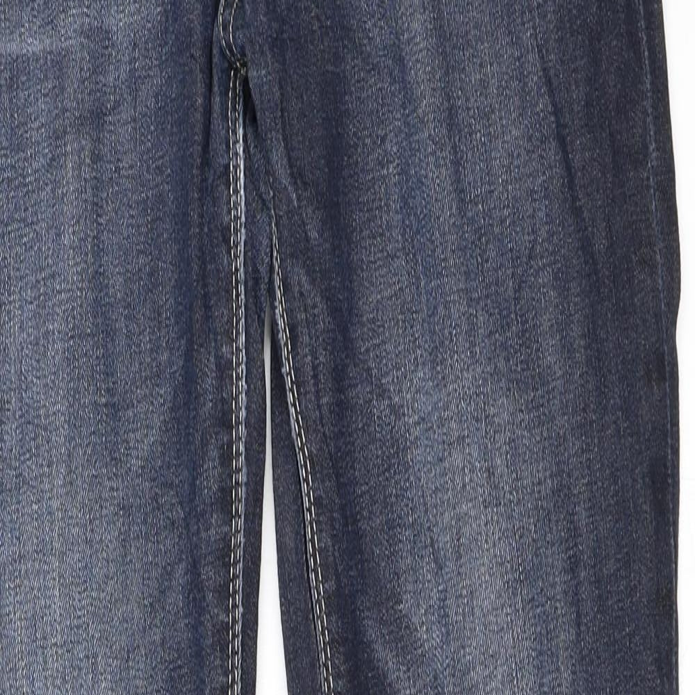 Skin Womens Blue  Denim Straight Jeans Size 32 in L32 in
