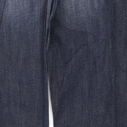 Skin Womens Blue  Denim Straight Jeans Size 32 in L32 in