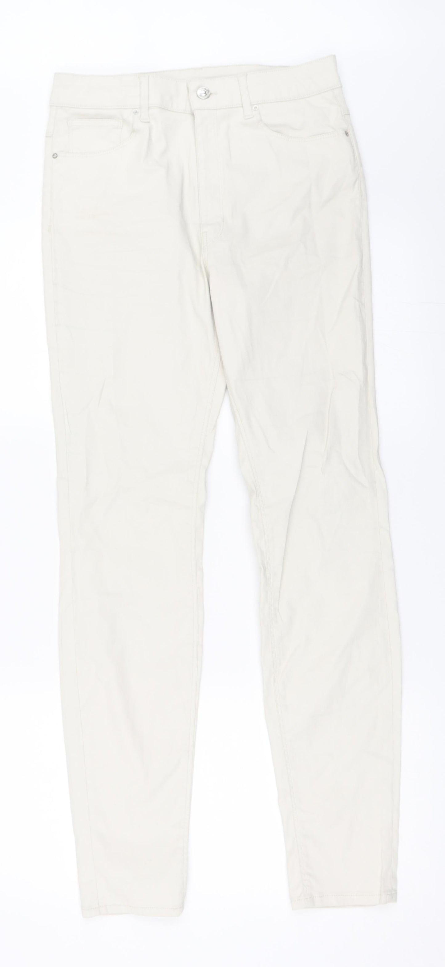 Zara Womens Beige   Skinny Jeans Size 40 L30 in