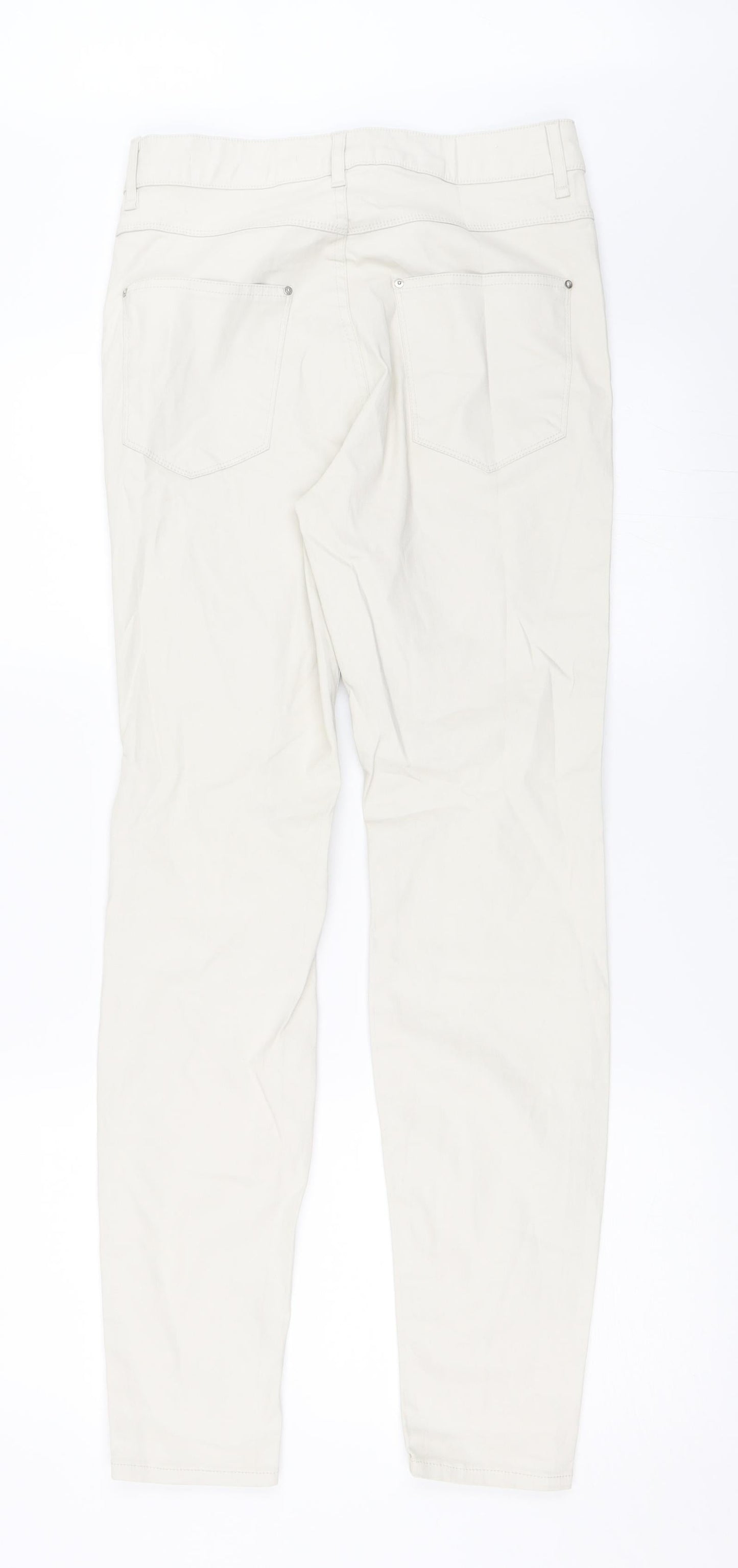Zara Womens Beige   Skinny Jeans Size 40 L30 in
