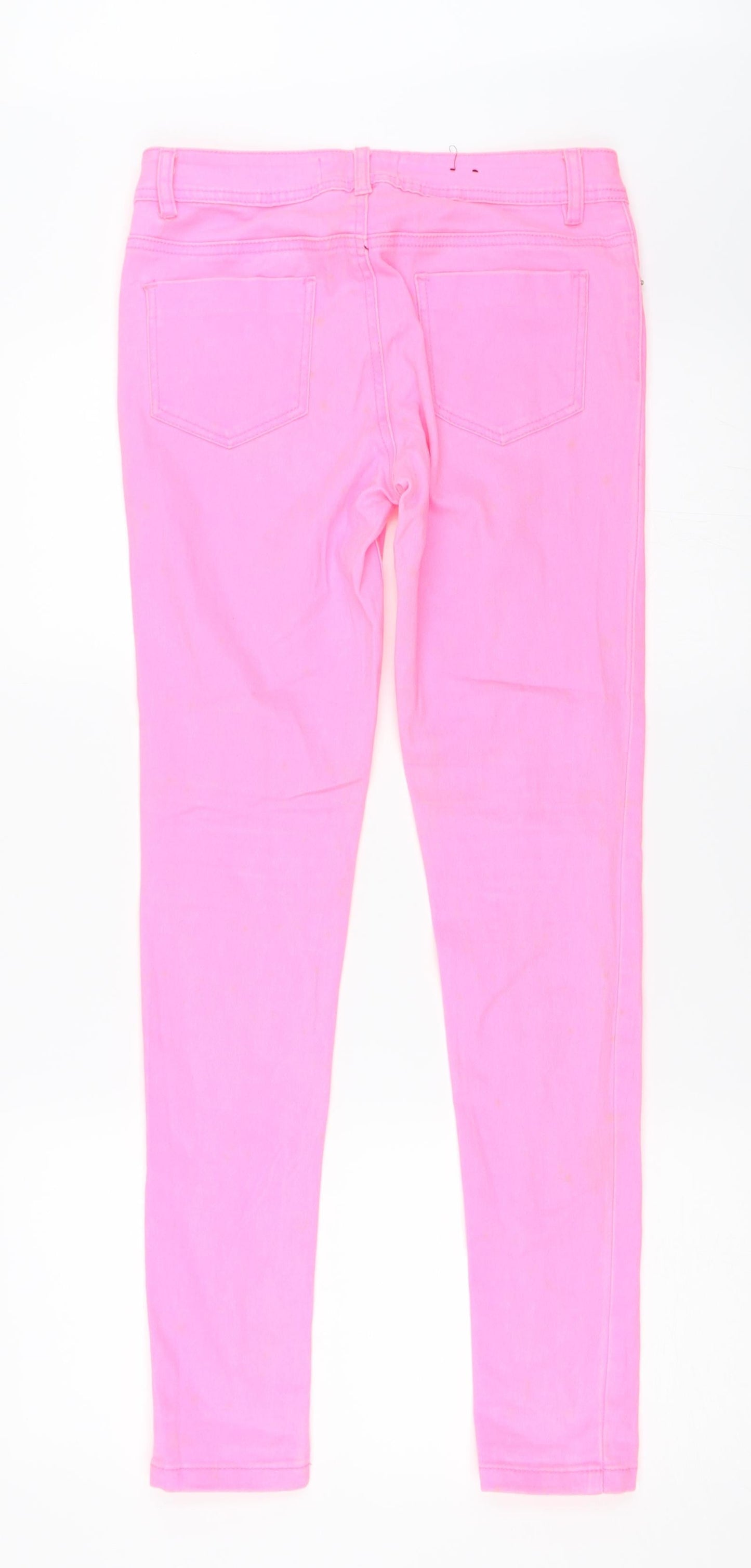 Womens UK Size 6 YesYes Regular Fit Skinny Pink Jeans