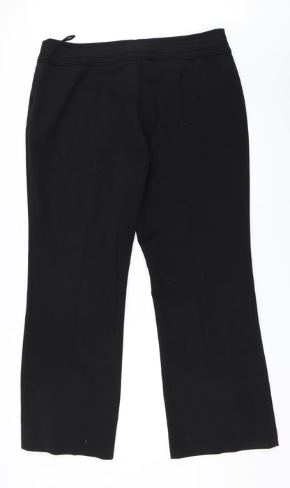 BM Collection Womens Black   Trousers  Size 18 L30.5 in